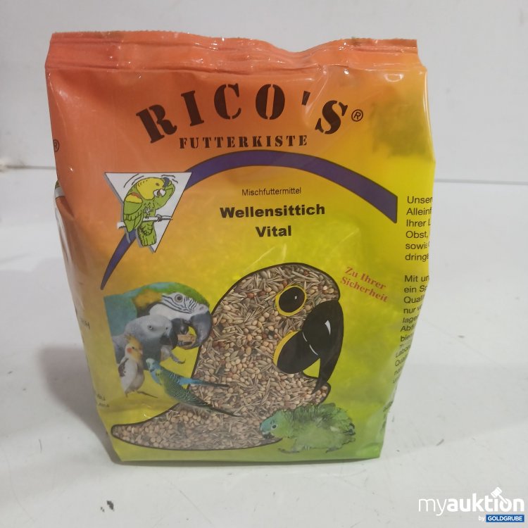 Artikel Nr. 460266: Rico's Futterkiste Mischfuttermittel Wellensittich Vital 500g 