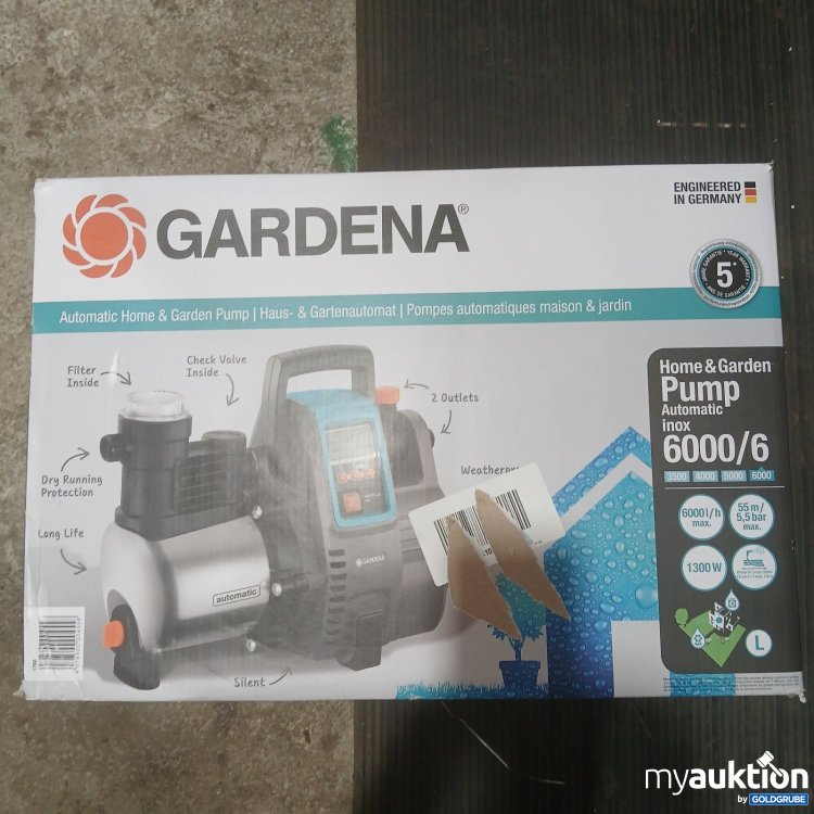 Artikel Nr. 469266 Artikel Nr. 469266: Gardena Home & Garden Pumpe Automatic inox 6000/6