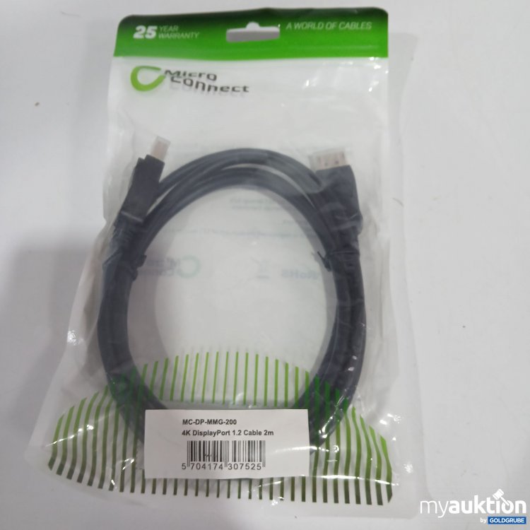 Artikel Nr. 821266 Artikel Nr. 821266: Micro Connect 4K Display Port 1.2 Cable 2m