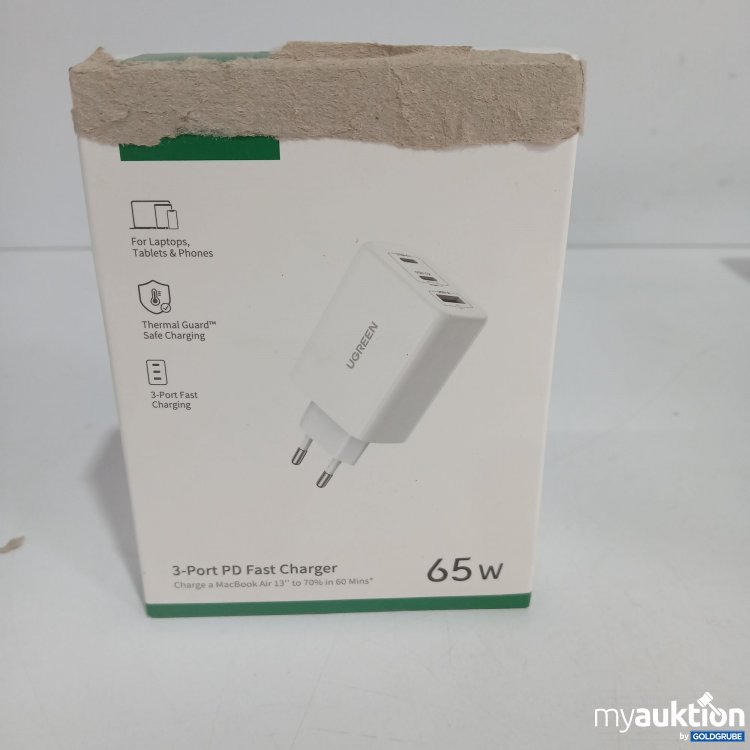 Artikel Nr. 827266: Ugreen 3-Port PD Fast Charger 65W