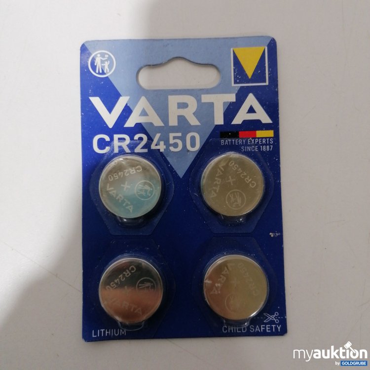 Artikel Nr. 886266: Varta CR2450 Batterien 4Stk