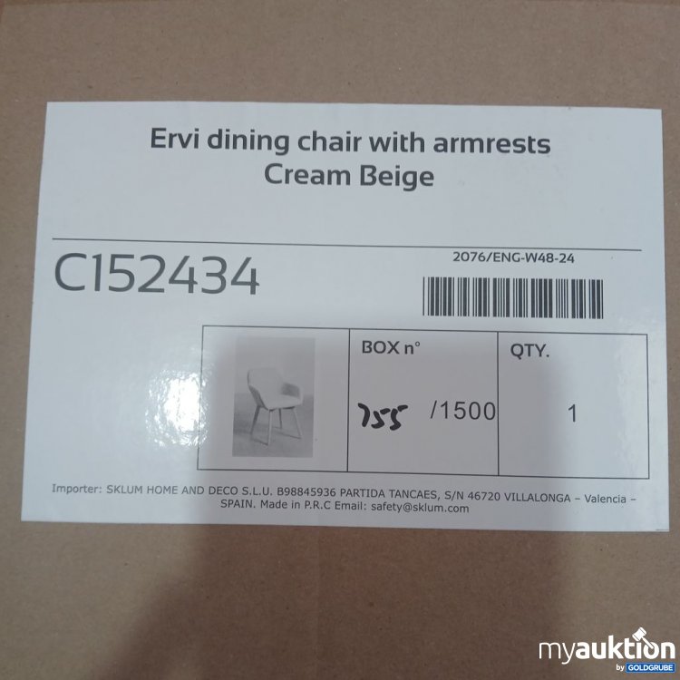 Artikel Nr. 892266: Sklum Ervi Dining Chair with Armrests C152434