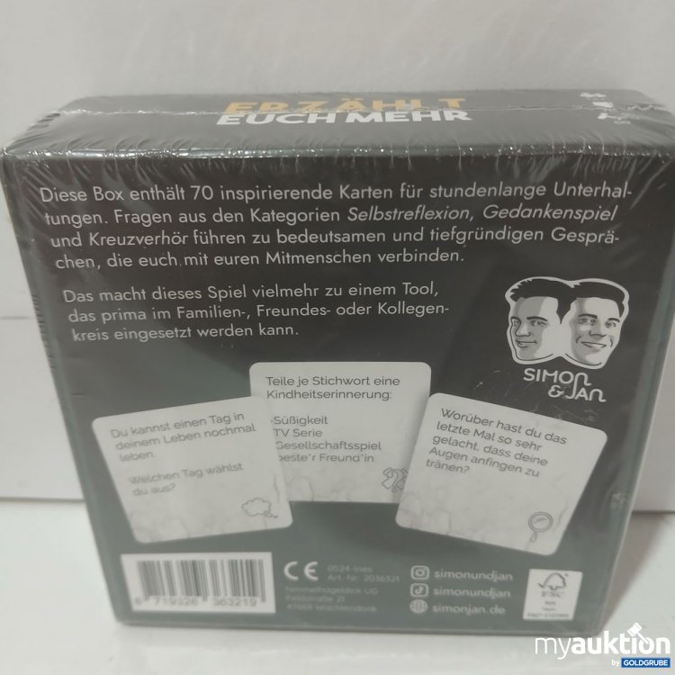 Artikel Nr. 933266 Artikel Nr. 933266: Simon & Jan Erzählt Euch Mehr Kartenspiel
