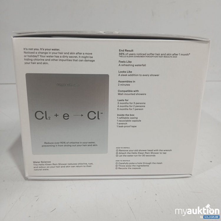 Artikel Nr. 986266 Artikel Nr. 986266: Hello Klean Filter 01 Rain Shower Casing & Capsule