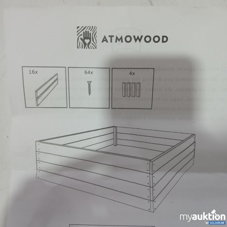 Artikel Nr. 989266: Atmowood kleines Hochbeet aus Holz