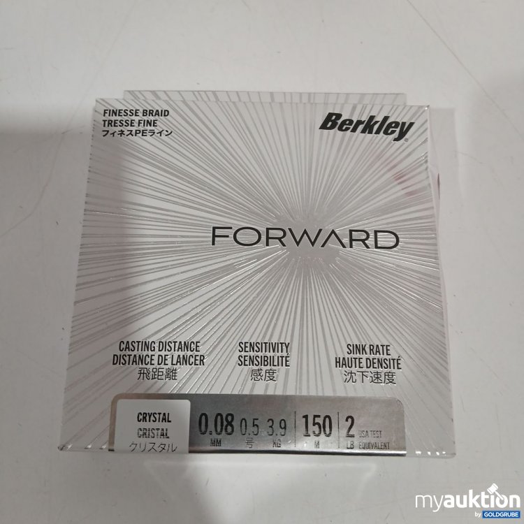 Artikel Nr. 442267: Berkley Forward Finesse Braid 150 m 0,08mm 3,9kg