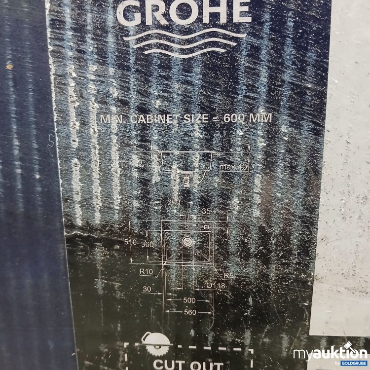 Artikel Nr. 478267 Artikel Nr. 478267: Grohe Quarz Composite Sink 31 651 AP0