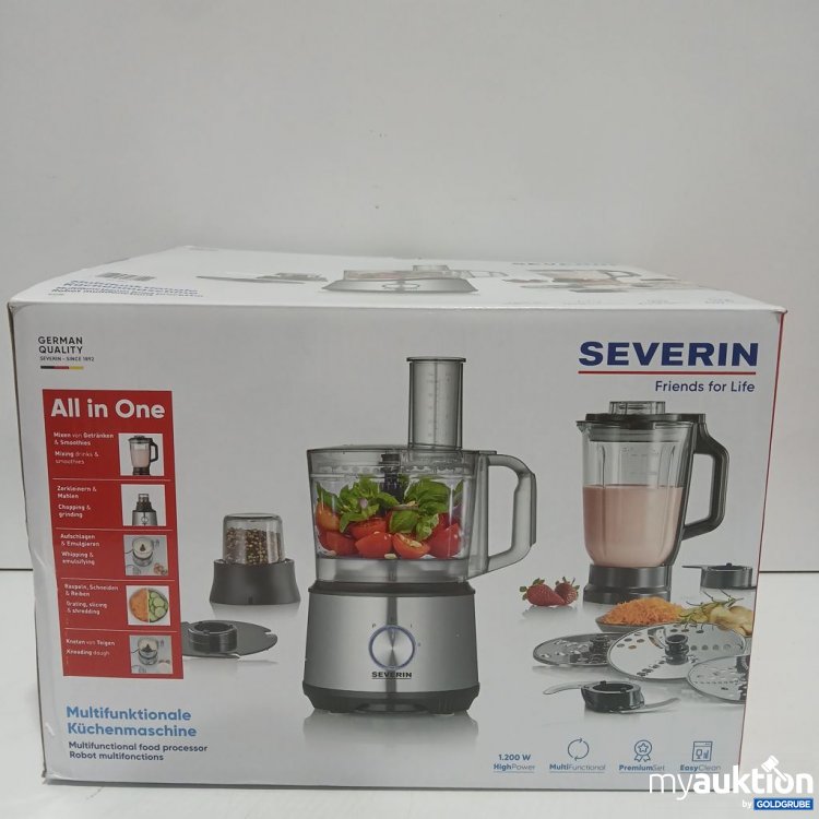 Artikel Nr. 921267: SEVERIN Multifunktionale Küchenmaschine KM 3892 1200W 1.5l