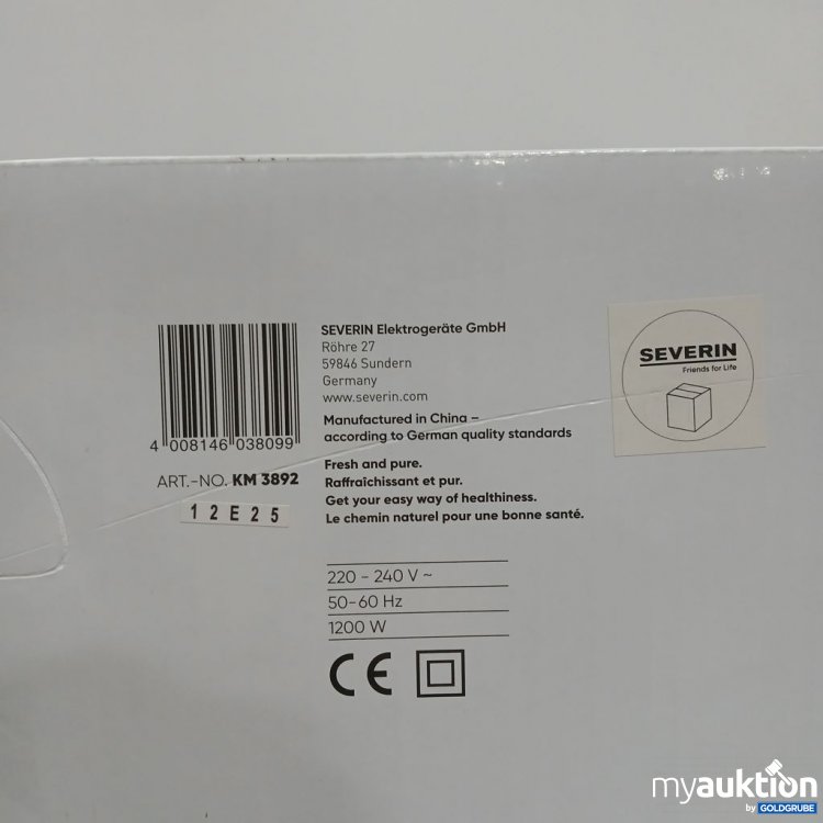 Artikel Nr. 921267: SEVERIN Multifunktionale Küchenmaschine KM 3892 1200W 1.5l