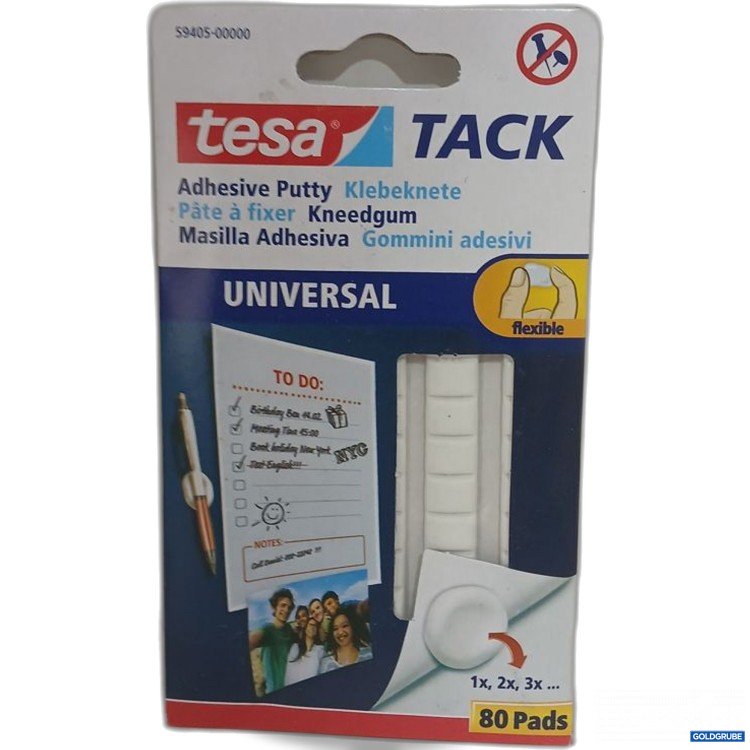 Artikel Nr. 930267 Artikel Nr. 930267: tesa Tack Adhesive Putty Universal 80 Pads