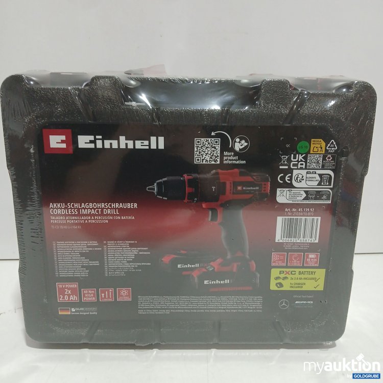 Artikel Nr. 98267: Einhell Akku-Schlagbohrschrauber Cordless Impact Drill Art.Nr; 45.139.92