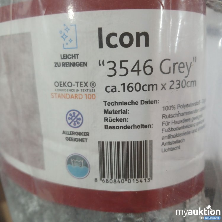 Artikel Nr. 989267 Artikel Nr. 989267: Icon Teppich 3546 grau ca 160x230cm