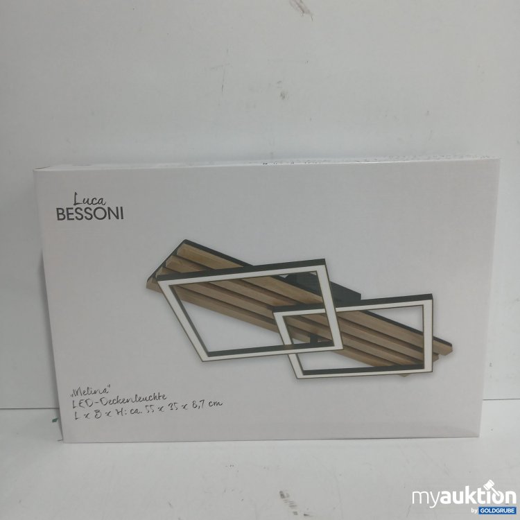 Artikel Nr. 996267: Luca Bessoni "Melina" LED-Deckenleuchte LxBxH ca. 55x35x8,7cm 