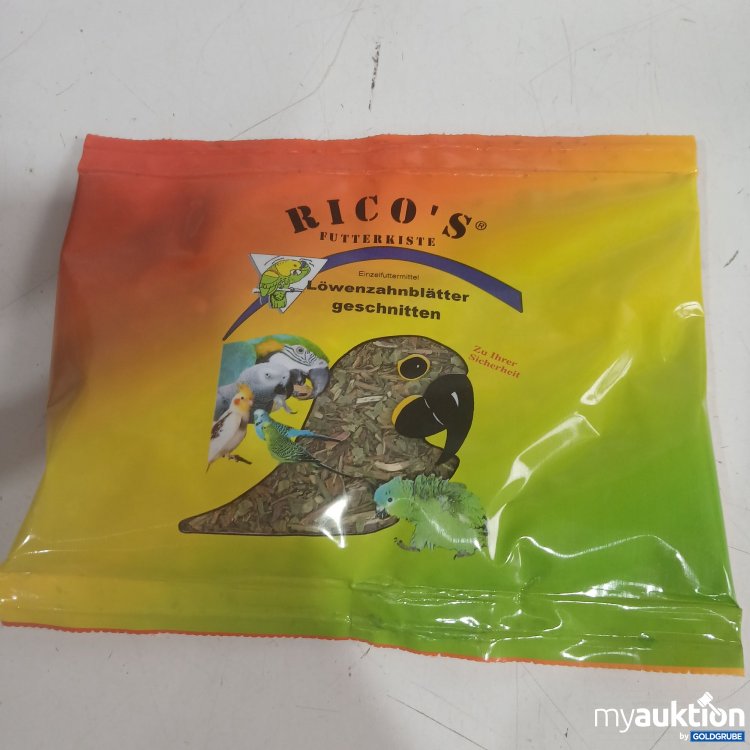 Artikel Nr. 460268: Rico's Futterkiste Einzelfuttermittel Löwenzahnblätter geschnitten 30g 