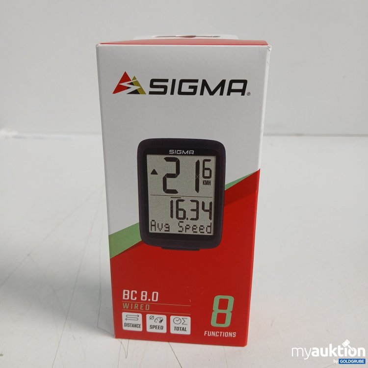 Artikel Nr. 470268 Artikel Nr. 470268: Sigma BC 8.0 Fahrradcomputer wired