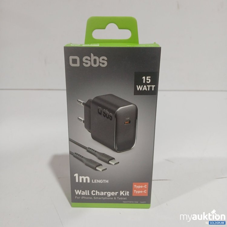 Artikel Nr. 526268: sbs Wall Charger Kit 15 Watt 1m Type C