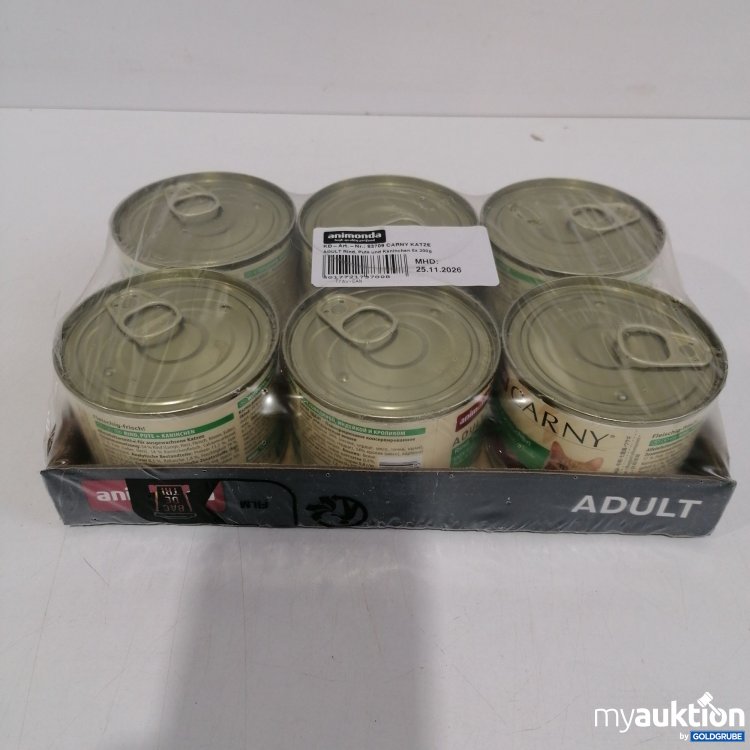 Artikel Nr. 855268: Animonda Katzenfutter Adult Pute und Kaninchen 6x200g