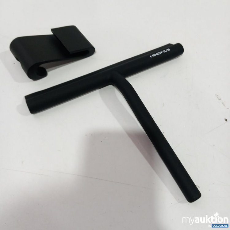 Artikel Nr. 912268: Minismus Duschabzieher mit Halterung, schwarz, Silikon/Gummi