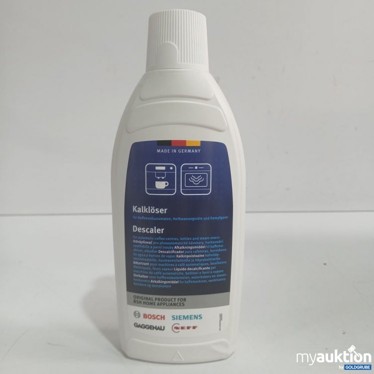 Artikel Nr. 919268: Bosch Siemens Kalklöser Descaler 500ml