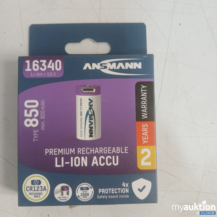 Artikel Nr. 931268 Artikel Nr. 931268: Ansmann Type 850 min 800 mAh 3.6V