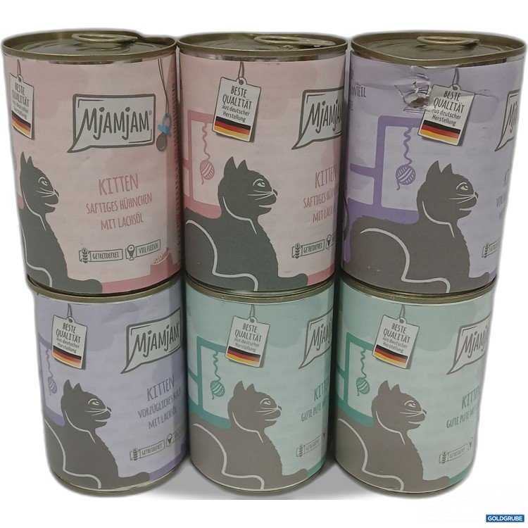 Artikel Nr. 973268: Mjamjam Katzenfutter diverse Sorten 6×400g