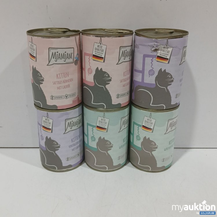 Artikel Nr. 973268: Mjamjam Katzenfutter diverse Sorten 6×400g