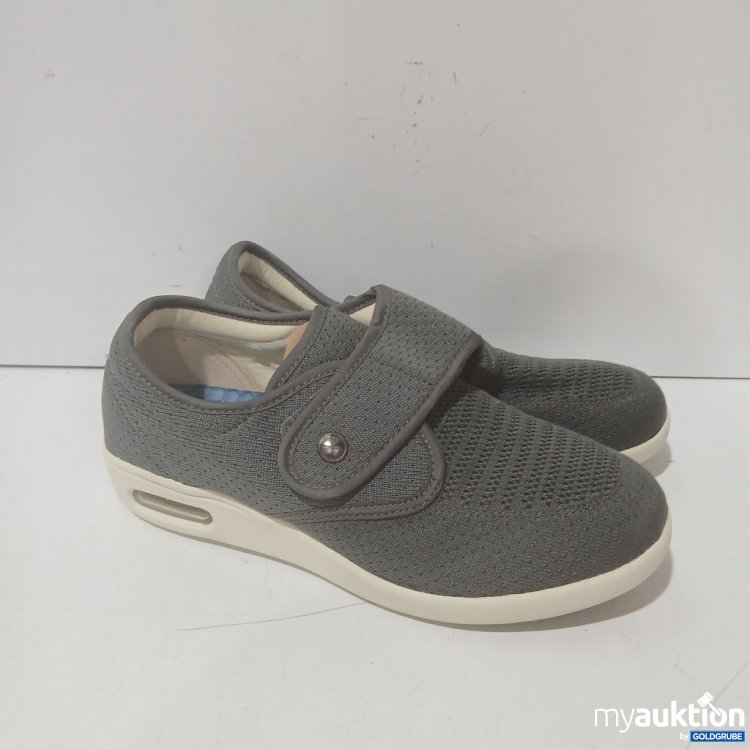 Artikel Nr. 992268 Artikel Nr. 992268: Youyun Sneakers grau mit Klettverschluss und 2Paar Ersatz-Einlagen