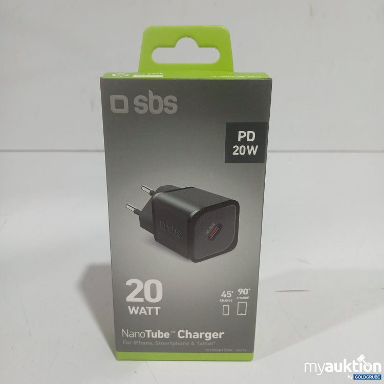 Artikel Nr. 526269: sbs NanoTube Charger 20 Watt