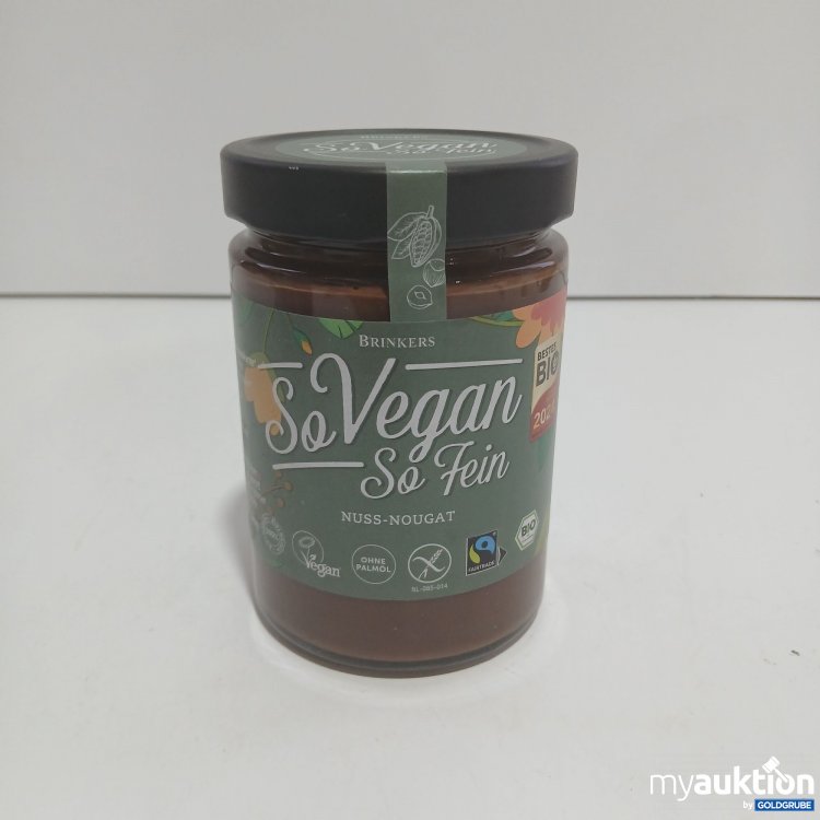 Artikel Nr. 847269 Artikel Nr. 847269: So Vegan So Fein Nuss-Nougat 600g