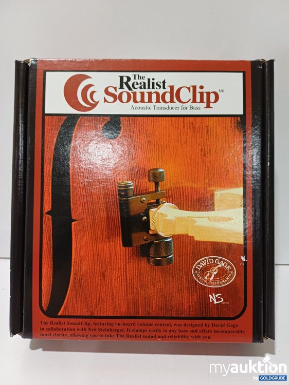 Artikel Nr. 888269: David Gage The Realist SoundClip Tonabnehmer für Kontrabass