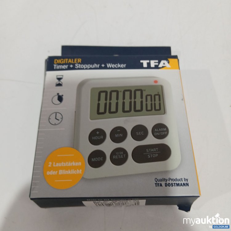 Artikel Nr. 895269: TFA Digitaler Timer+Stoppuhr+Wecker