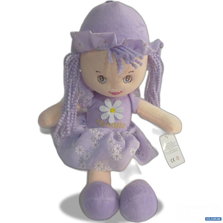 Artikel Nr. 939269 Artikel Nr. 939269: Puppe lila mit Blumenmuster