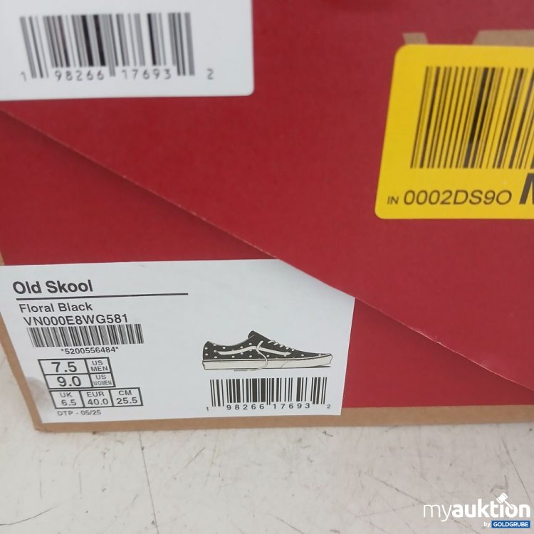 Artikel Nr. 954269: Vans Old Skool Floral Black 7.5 US