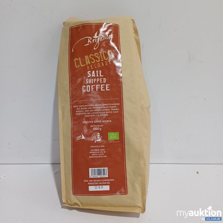 Artikel Nr. 962269: Brigantes Classico Reloaded Sail shipped Coffee Bohnen 1000g 