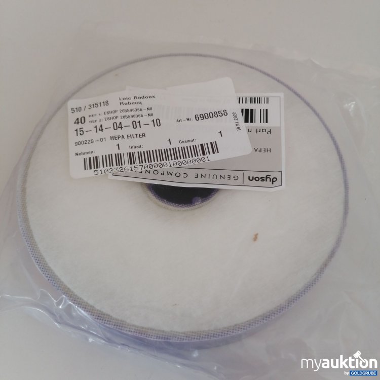 Artikel Nr. 412270 Artikel Nr. 412270: Dyson Nachmotor Filter