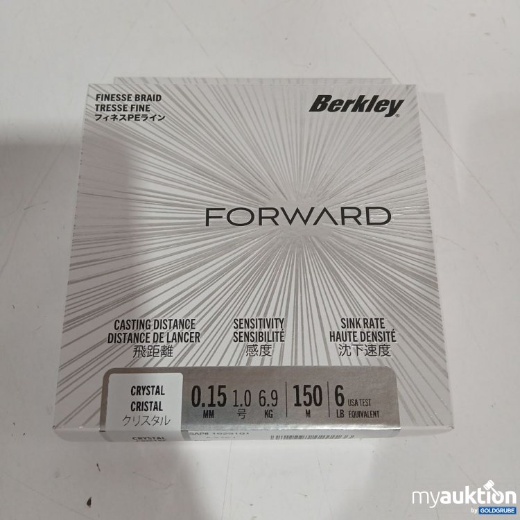Artikel Nr. 442270: Berkley Forward Finesse Braid 0.15 mm 6,9kg 150m