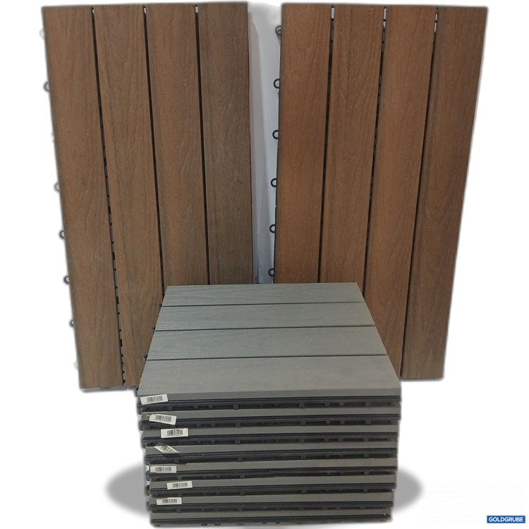 Artikel Nr. 445270 Artikel Nr. 445270: Diverse WPC Bodenfliesen, ca 30×30cm & 60×30cm