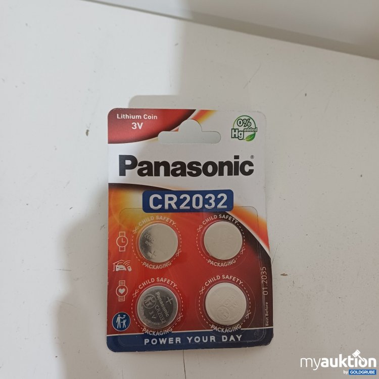 Artikel Nr. 467270 Artikel Nr. 467270: Panasonic CR 2032 l ithium Coin 3V, 4 Stk.