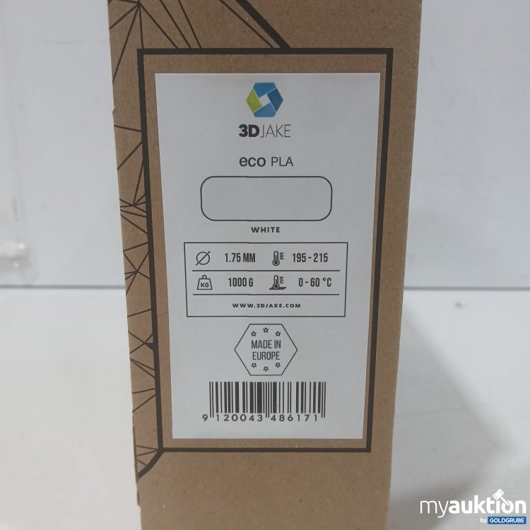 Artikel Nr. 469270: 3D Jake Printer Filament eco PLA 1,75 mm 1000 g Weiß