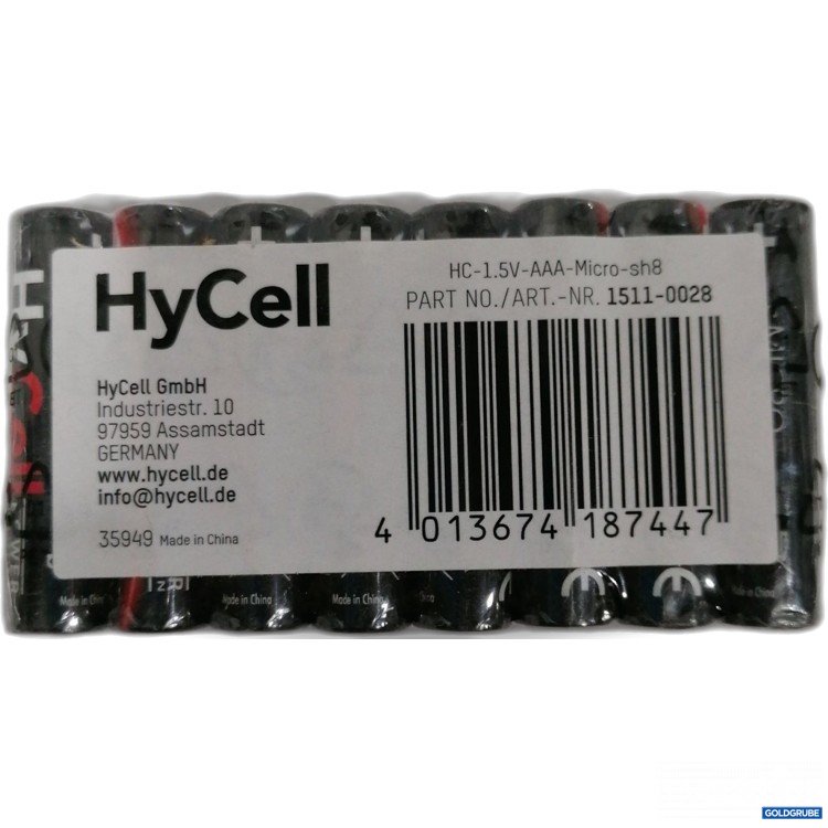 Artikel Nr. 886270: HyCell AAA Batterien 8Stk