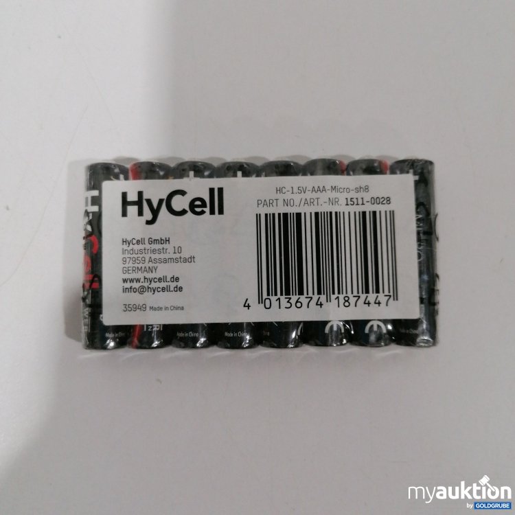 Artikel Nr. 886270: HyCell AAA Batterien 8Stk
