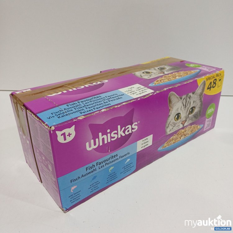 Artikel Nr. 890270: Whiskas Katzenfutter, diverse Sorten, 44x85g