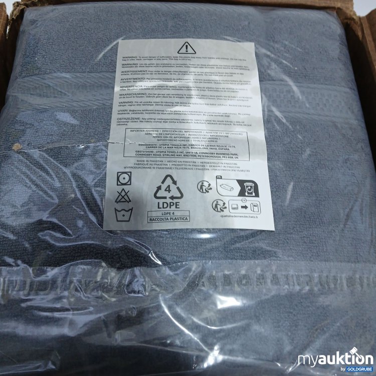 Artikel Nr. 952270: Utopia Bath Towels Set 4 Pack 69×137cm Grau  