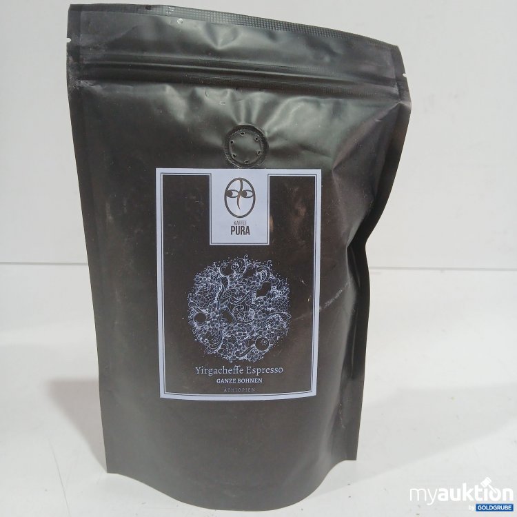 Artikel Nr. 970270: Kaffee Pura Yirgacheffe Espresso ganze Bohnen 250g 