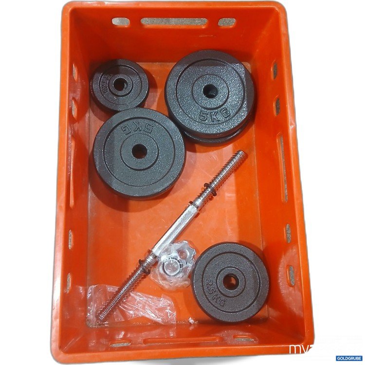 Artikel Nr. 986270 Artikel Nr. 986270: Kutzhantel mit Gewischtscheiben ca. 28kg