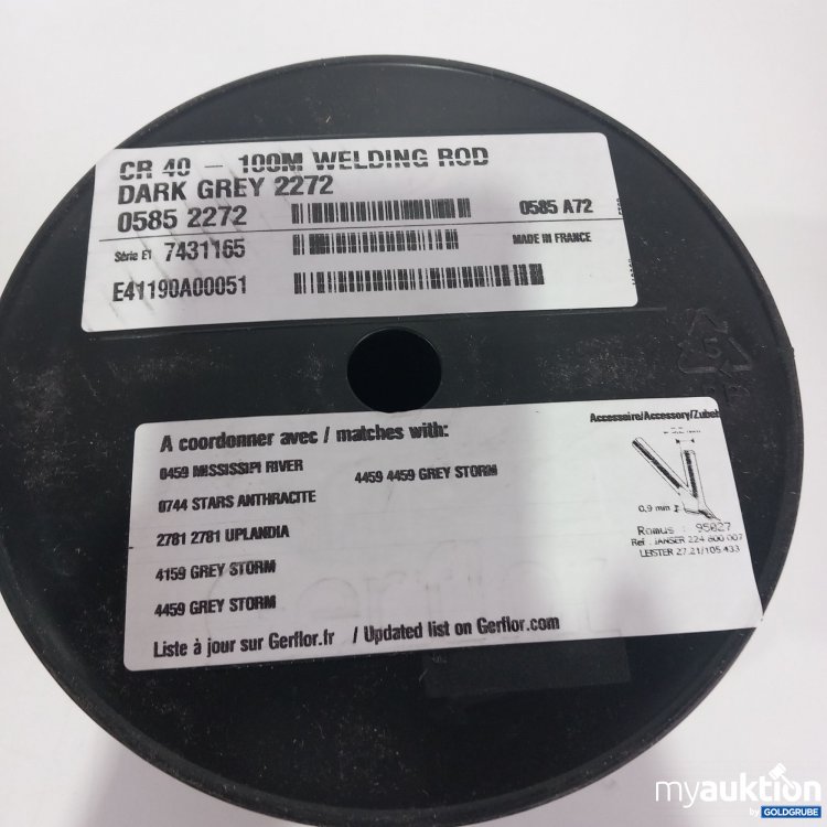 Artikel Nr. 440271 Artikel Nr. 440271: Welding Rod CR40 - 100M Dark Grey 2272