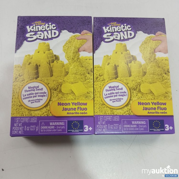 Artikel Nr. 444271 Artikel Nr. 444271: One and only Kinetic Sand Neon Yellow 2x227g