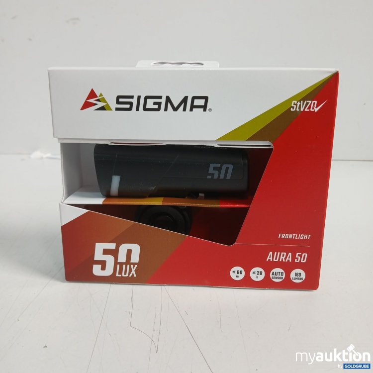 Artikel Nr. 470271 Artikel Nr. 470271: Sigma Frontlight Aura 50 Fahrradlampe 160 l umen