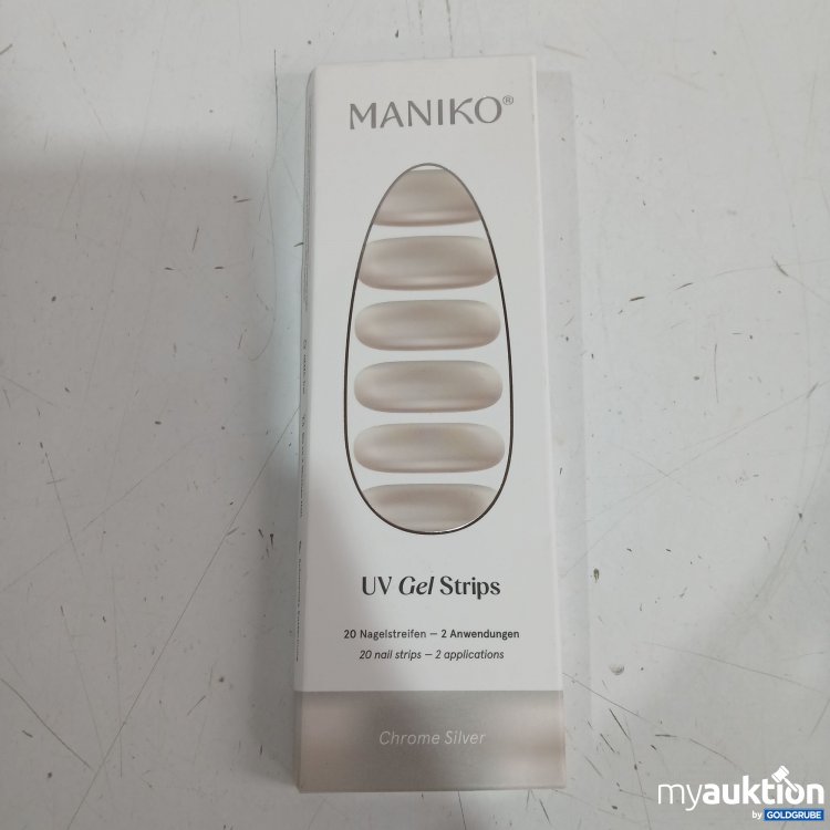 Artikel Nr. 979271: Maniko UV Gel Strips Chrome silver 