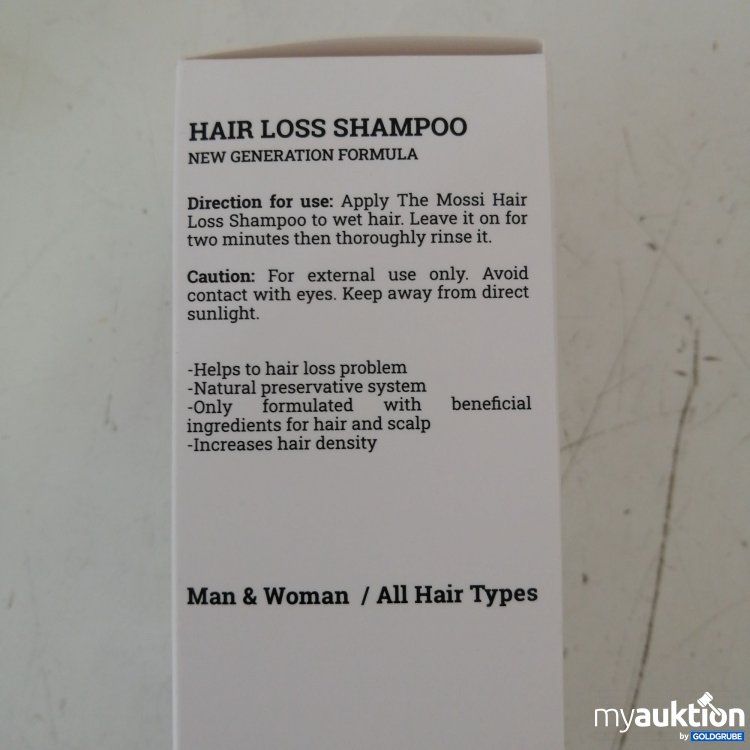 Artikel Nr. 427272: The Mossi London Hairr Loss Shampoo 200 ml